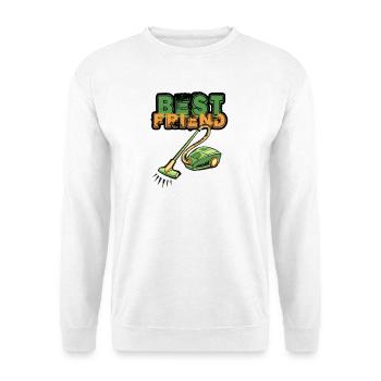 Vacuum cleaner Best Friend - Unisex Sweatshirt - white - Front