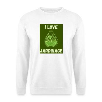 SPRING. GARDENING. RETIREMENT. SPRING. GARDEN. - Unisex Sweatshirt - white - Front