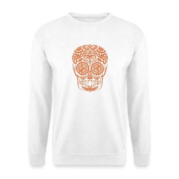 Calavera mexicana - Sweat-shirt Unisexe - blanc - Devant