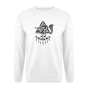 Horus Auge Horusauge - Unisex Pullover - Weiß - Vorne