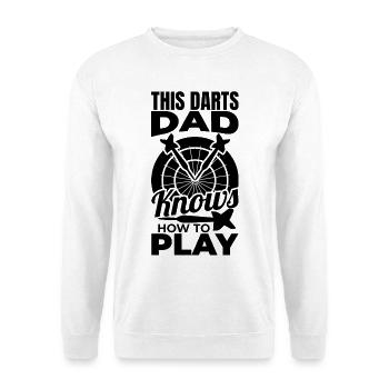 Darter Papa - Unisex Pullover - Weiß - Vorne