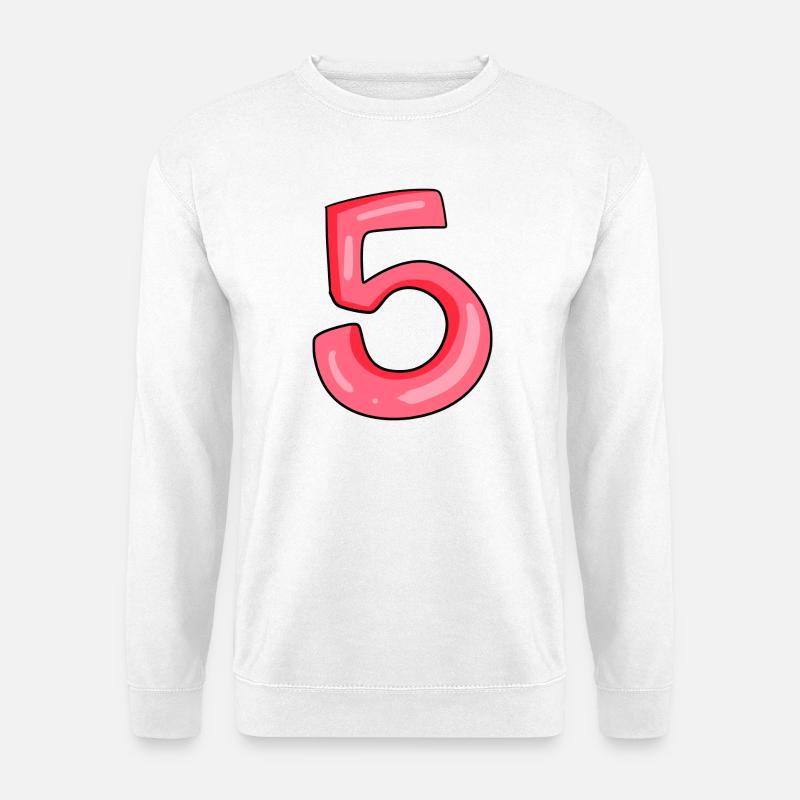 Numéro 5 Numéro - Sweat-shirt Unisexe - blanc
