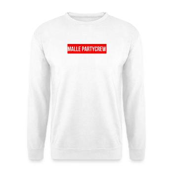 Malle Partycrew - Unisex Pullover - Weiß - Vorne - Alina (178cm) & Michal (187cm)