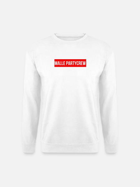 Malle Partycrew - Unisex Pullover - Weiß