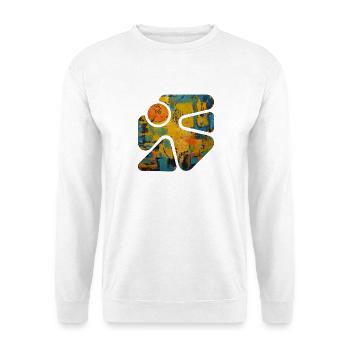 Street Art coloré - Sweat-shirt Unisexe - blanc - Devant