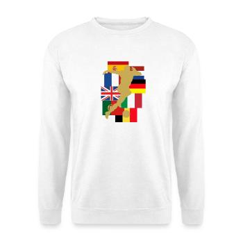 National Team Football Cup - Unisex Sweatshirt - white - Front