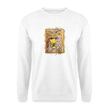 Leo zodiac sign illustration - Unisex Sweatshirt - white - Front