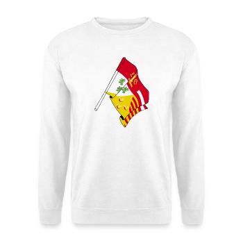 Flag province of Liège Belgium - Unisex Sweatshirt - white - Front