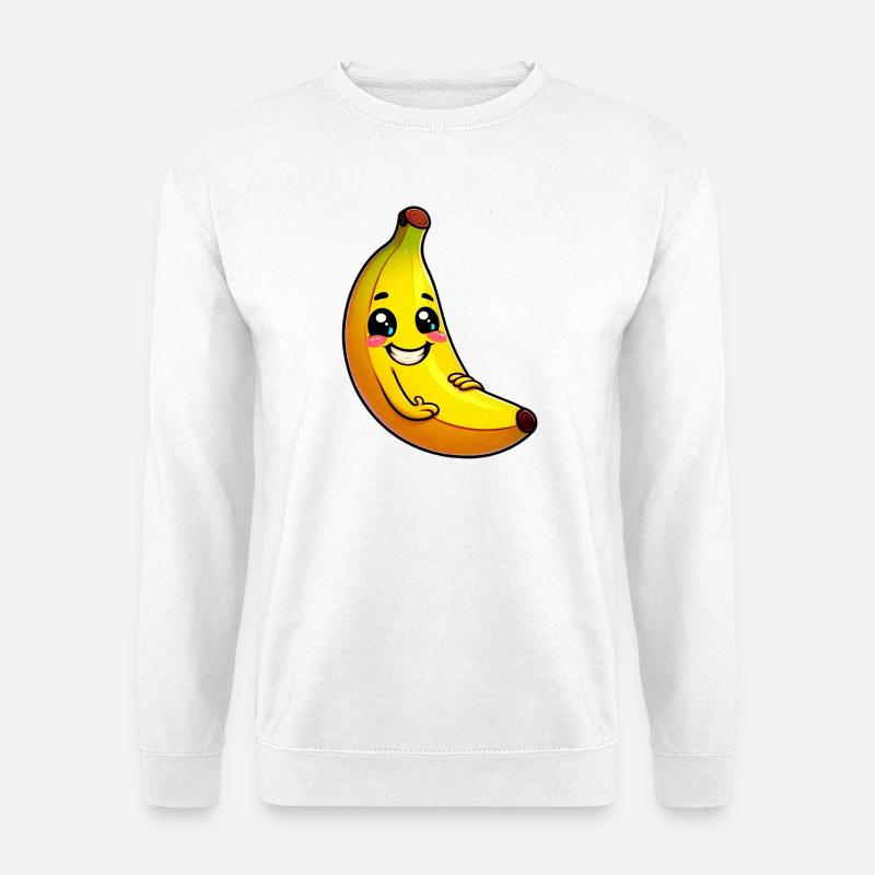 Banane Bananen - Unisex Pullover - Weiß