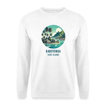 Palmiers de mer de Parotonga, Îles Cook - Sweat-shirt Unisexe - blanc - Devant