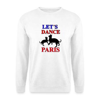 Lasst die Katzen in Paris tanzen - Unisex Pullover - Weiß - Vorne