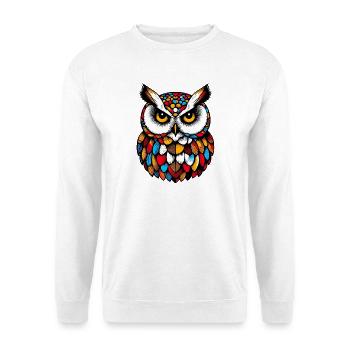 Owl - Unisex Sweatshirt - white - Front