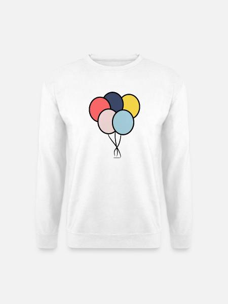 BALL. ANNIVERSARY. HAPPY BIRTHDAY - Unisex Sweatshirt - white