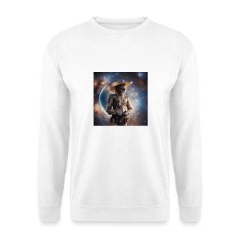 Space cat - Unisex Sweatshirt - white - Front