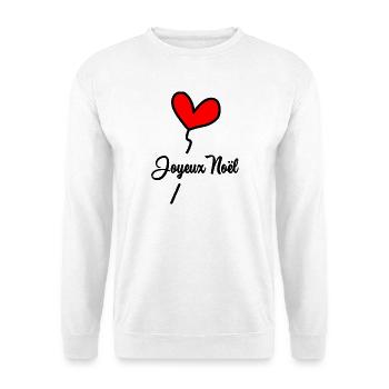 CHRISTMAS. MERRY CHRISTMAS. FIR. HAPPY NEW YEAR - Unisex Sweatshirt - white - Front
