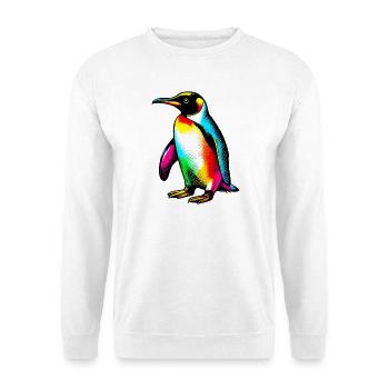 Pingouin - Sweat-shirt Unisexe - blanc - Devant