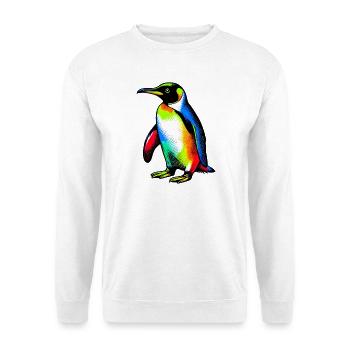 Pingouin - Sweat-shirt Unisexe - blanc - Devant