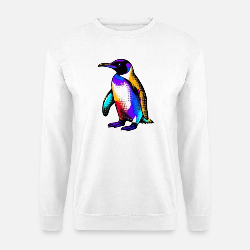 Pinguin - Unisex Pullover - Weiß