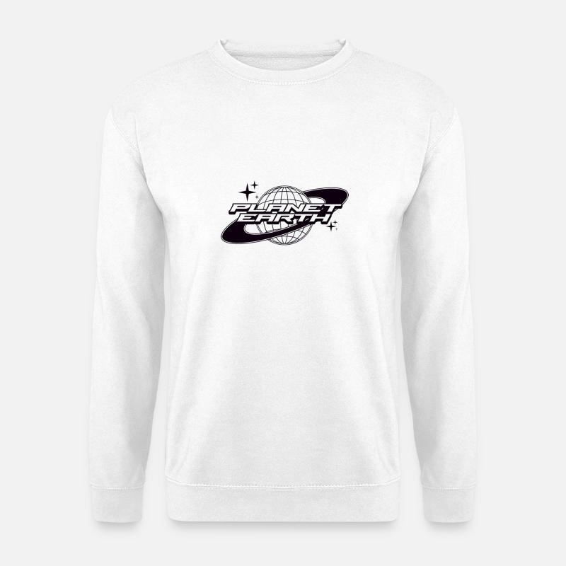 Planet Erde - Unisex Pullover - Weiß