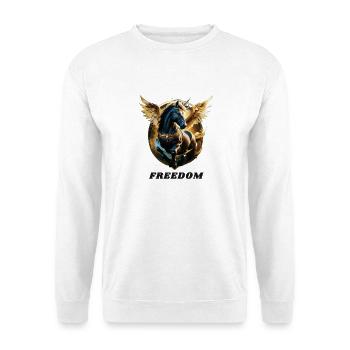 Freiheit - Unisex Pullover - Weiß - Vorne