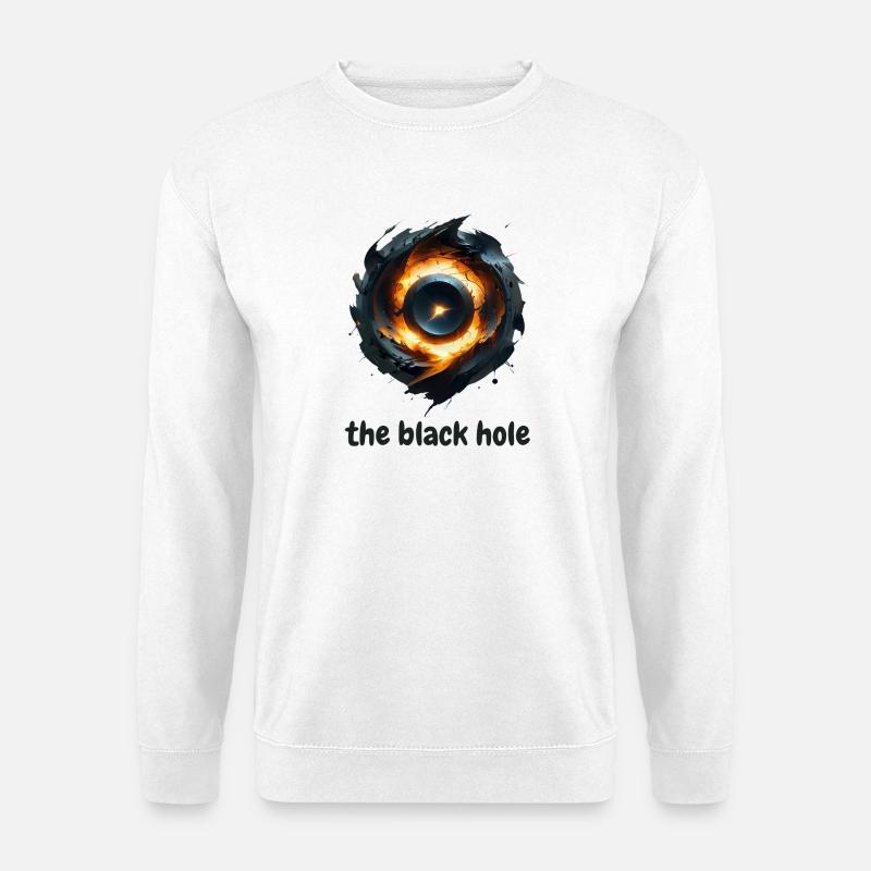 Das Schwarze Loch - Unisex Pullover - Weiß