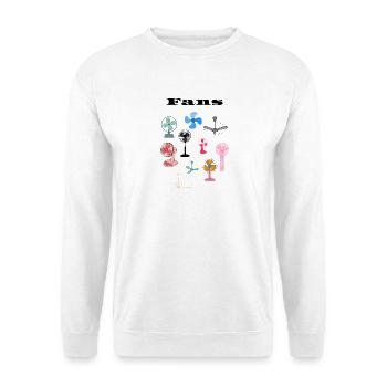 A selection of fans - Unisex Sweatshirt - white - Front