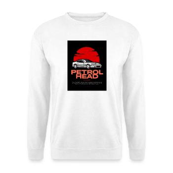 Petrol Head Sportwagen Retro Vintage Classic Race - Unisex Pullover - Weiß - Vorne