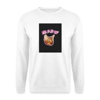 Funny Cat Print - Unisex Sweatshirt - white - Front