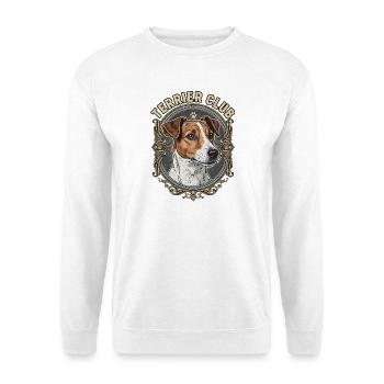 Jack Russell Terrier Club Vintage Portrait - Sweat-shirt Unisexe - blanc - Devant
