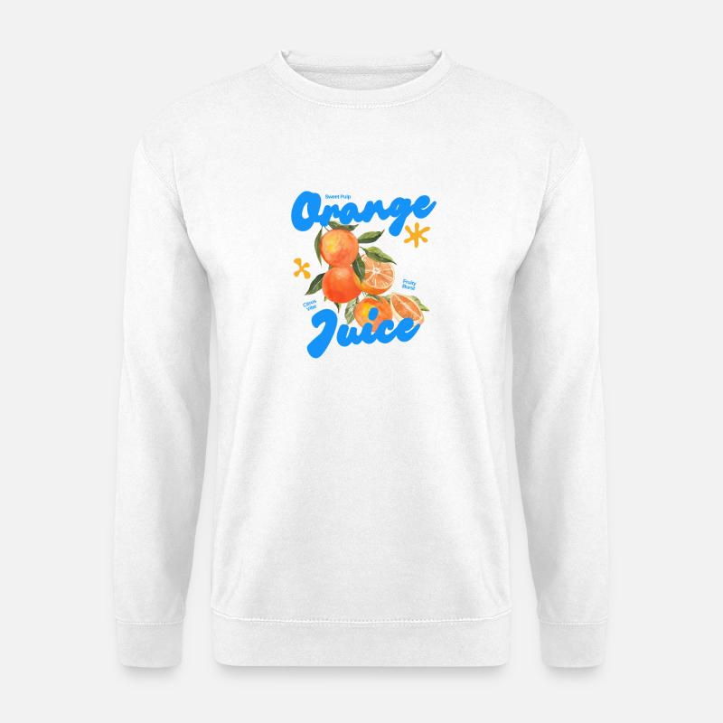 Orange Juice - Unisex Pullover - Weiß