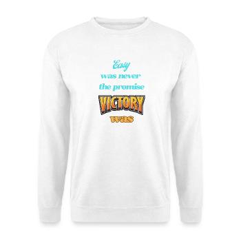 Inspiring motivational pressure - Unisex Sweatshirt - white - Front