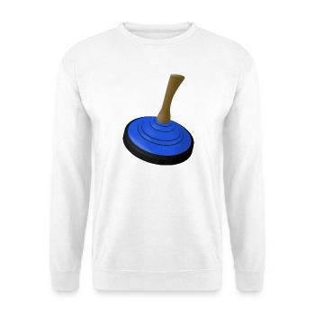 GLACE BLAU_FUR_WUNSCHNAME - Sweat-shirt Unisexe - blanc - Devant