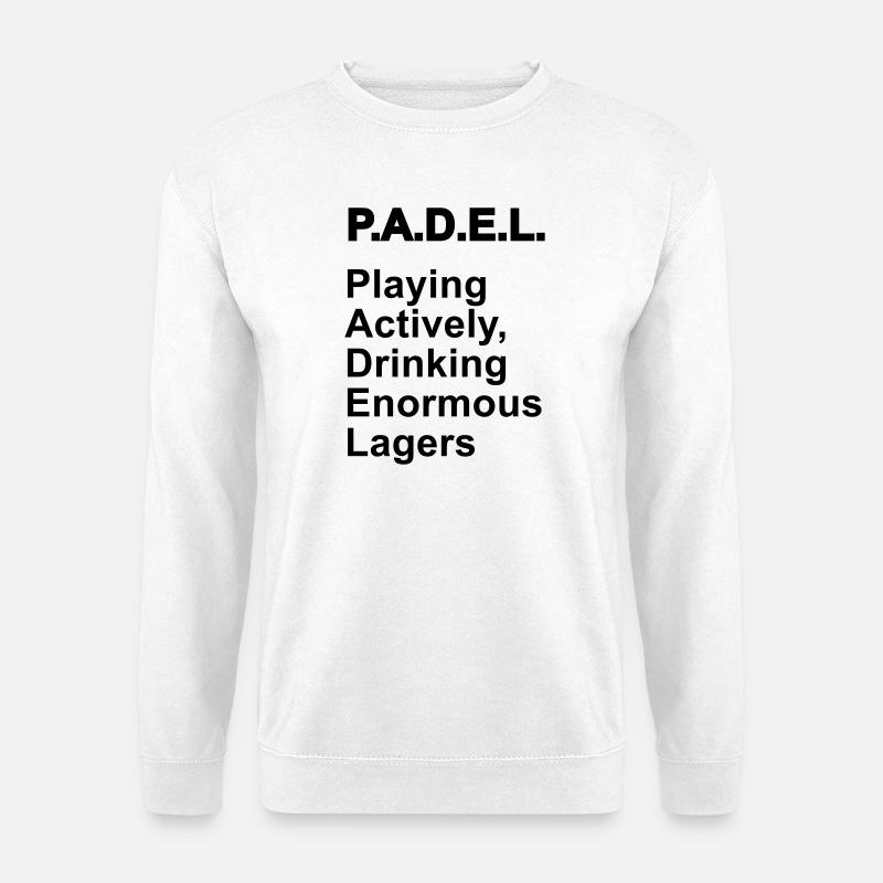 Betydningen af padel - Unisex sweater - hvid