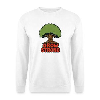 Grow Strong Tree Retro - Unisex Sweatshirt - white - Front