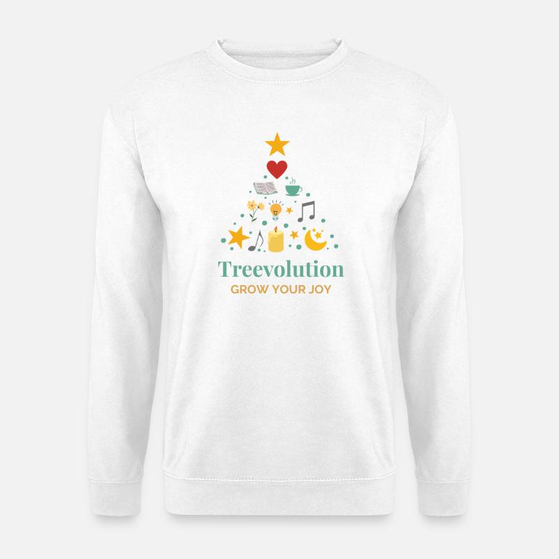 Treevolution Freude wachsen lassen - Unisex Pullover - Weiß