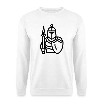 warrior - Unisex Sweatshirt - white - Front