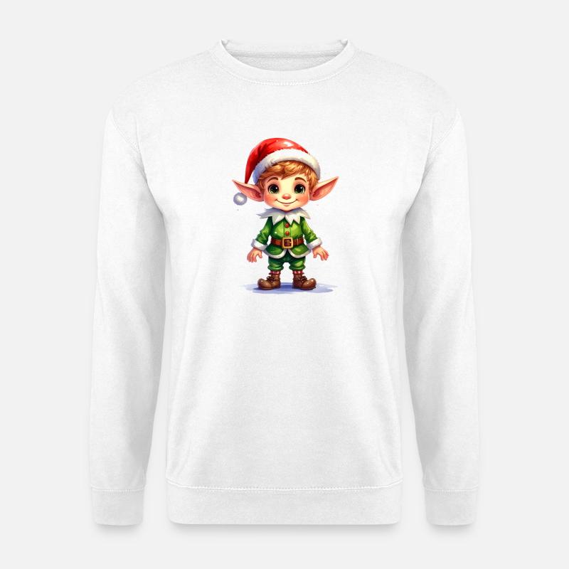 Weihnachtself - Unisex Pullover - Weiß