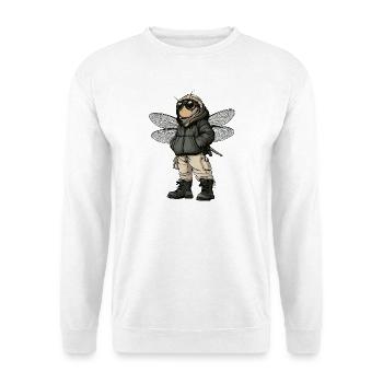Libelle Cool Winter - Unisex Pullover - Weiß - Vorne