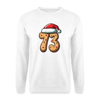 73 Number Cookie Christmas - Unisex Sweatshirt - white - Front