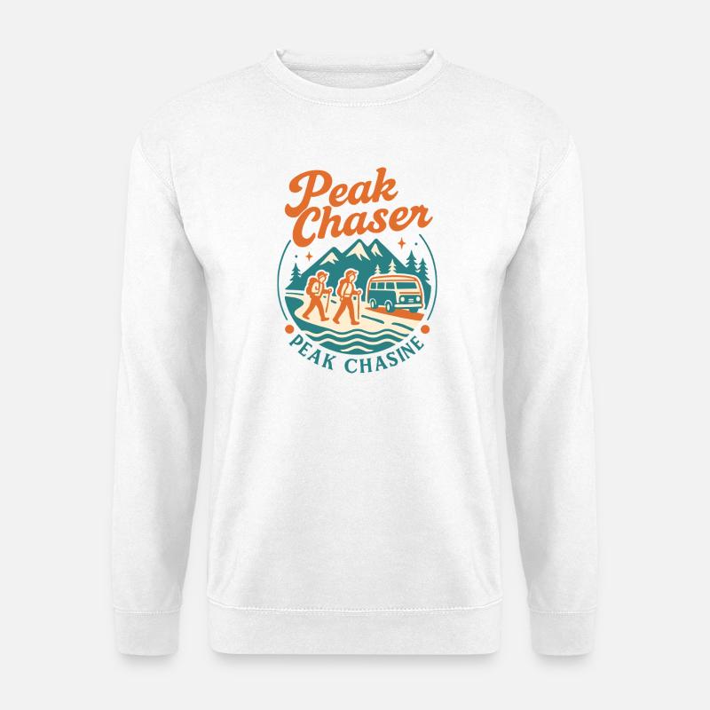 Peak Chaser Abenteuer - Unisex Pullover - Weiß