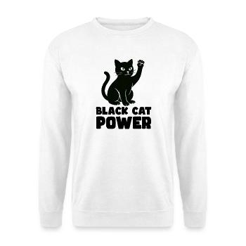 Katzenkraft - Unisex Pullover - Weiß - Vorne