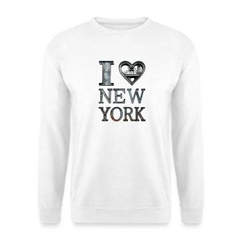 New York – Urban Industrial Love - Unisex Sweatshirt - white - Front