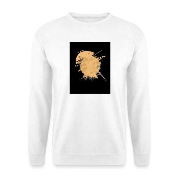 Samurai-Pferdespritzer Schwarz - Unisex Pullover - Weiß - Vorne