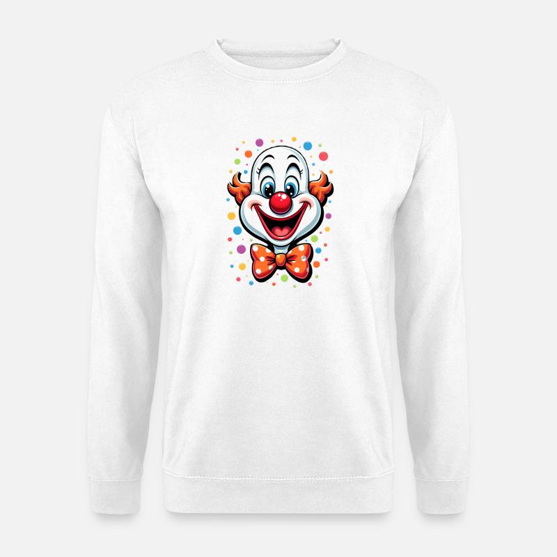 Carnival Clown Costume Carnival Carnival - Unisex Sweatshirt - white