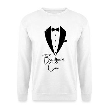 Équipe de mariés de la fête de garçon - Sweat-shirt Unisexe - blanc - Devant