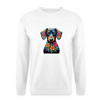 Dackel Dachshund Tekel - Unisex Pullover - Weiß - Vorne