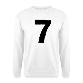 Faded Seven Glyph - Unisex Sweatshirt - white - Front