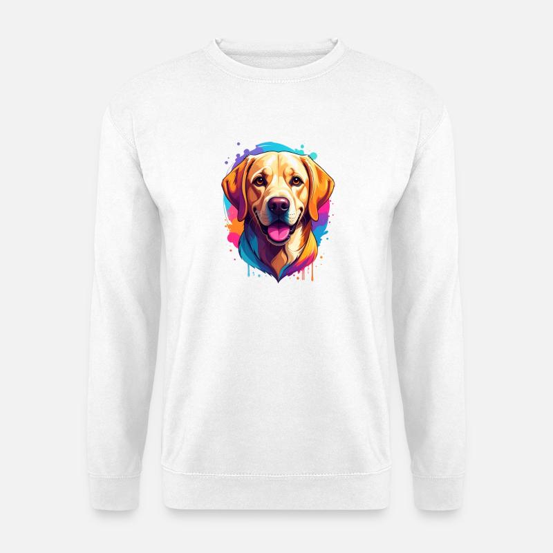 Labrador Retriever - Unisex Pullover - Weiß