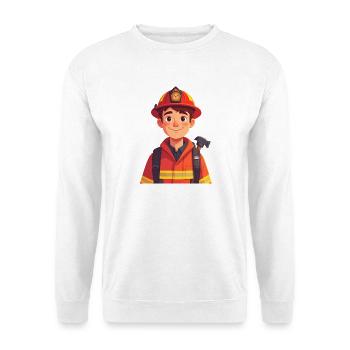 Fireman - Unisex Sweatshirt - white - Front