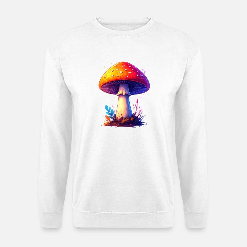 fly agaric - Unisex Sweatshirt - white